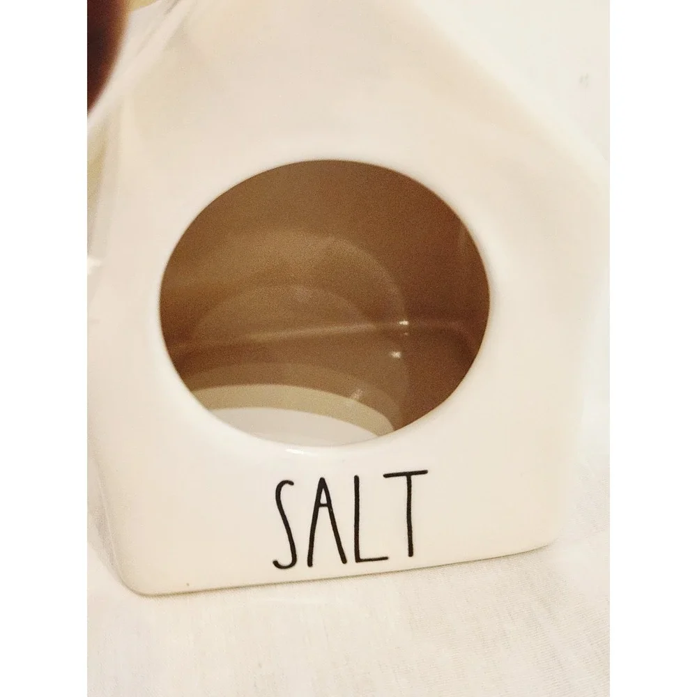 Rae Dunn Ceramic Salt Crock Cellar Salt Saut Pig